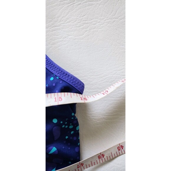 Adidas Women's Response Trend Skirt Top Blue Magenta Dot Splatter Set S - Picture 7 of 11